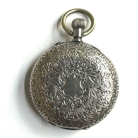 Joseph Walton 1884 Sterling Silver Half-Hunter Pocket Watch main image 6